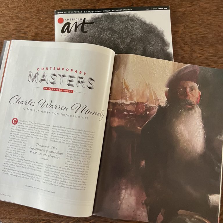 American Art Collector Magazine Charles Warren Mundy